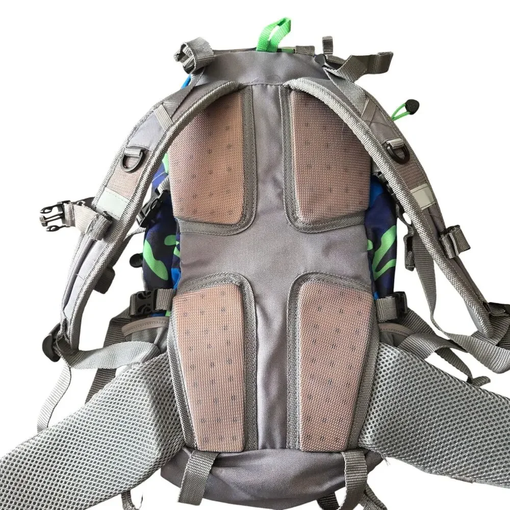 Coleman Blue Camo Hydration Backpack for Adventurous Kids